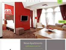 Tablet Screenshot of novaapartments.nl